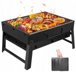 Ne&scaron;iojama anglies kepsninė grilis, 35x27 cm, juoda