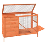 Triu&scaron;ių narvas vidaXL, rudas, 103x44x69,5cm