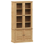 Vitrina vidaXL, ruda