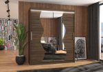 Spinta ADRK Furniture su LED ap&scaron;vietimu Medison 180, ruda