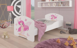 Vaiki&scaron;ka lova Adrk Furniture Pepe Girl with wings, 70x140 cm, balta