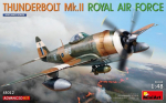 Klijuojamas Modelis MiniArt 48012 Thunderbolt Mk.II Royal Air Force Advanced Kit 1/48