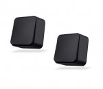 Jungiklis v/a 1P, Videx Binera, juodas grafitas, IP20 (2 vnt.)