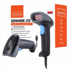 EAN brūk&scaron;ninių kodų skaitytuvas USB laidinis Zenwire 1D J13