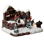 Kalėdų prakartėlė Ledo čiuožykla su LED ap&scaron;vietimu