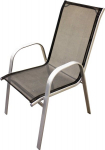 Kėdė metalinė juoda 54X70X95cm