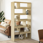 vidaXL Kambario pertvara, sonoma, 100x33x187,5cm, apdirbta mediena
