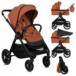 Universalus vežimėlis Lionelo Layla 2in1, Brown Rust