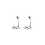 Sidabriniai auskarai moterims Sidabra Jewelry Bend E457
