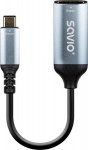 Savio AK-78 USB-C į HDMI adapteris 60Hz, aliuminio korpusas
