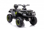 Vienvietis vaiki&scaron;kas elektrinis keturratis ATV Quad S615, juodas/žalias