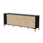 Komoda Cama Meble Merci, ruda/juoda