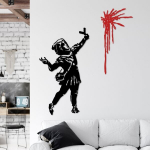 Pakabinama dekoracija Banksy Metal 09, 1 vnt.