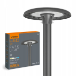 VIDEX SLP01 apvalus LED gatvės &scaron;viestuvas IP65 80-100-120W 16800Lm 220V
