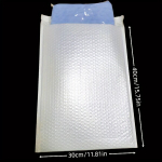 Burbuliniai siuntimo mai&scaron;eliai 10vnt, 20 * 25 cm + 4 cm / 7,87 * 9,84 colio + 1,57 colio