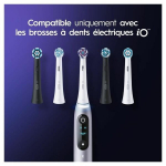 Oral-b Io Radiant White antgalis elektriniam dantų &scaron;epetėliui (4 vnt.)