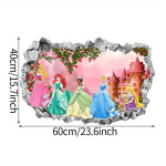 Disney princesių sienų lipdukai, A2