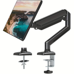 Monitoriaus laikiklis Monitoriaus laikiklis su mechanine ranka,  Juoda