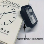 Apple laikrodžio dėklas su ekrano apsauga 44mm 40mm 41mm 45mm 42mm 38mm., 44 mm