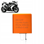 LED indikatoriaus pertraukiklis skirtas motociklams 2PIN 12V