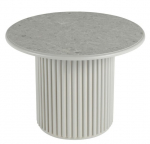 Apvalus kavos staliukas ROMA 60 cm pilkos spalvos