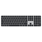 Apple Magic Keyboard with Touch ID and Numeric Keypad for Mac models with Apple silicon (USB&ndash;C) - Russian - Black Keys MXK83RS/A
