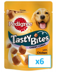 Pedigree skanėstai Tasty Bites Chewy Cubes, 6 x 130 g
