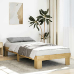 Lovos rėmas be čiužinio 75x190 cm ąžuolo masyvo