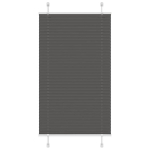 Plisuota žaliuze juoda 80x150 cm audinio plotis 79,4 cm