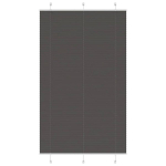 Plisuota žaliuze juoda 115x200 cm audinio plotis 114,4 cm