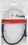 Equip DisplayPort kabelis 1 m, aliuminio ir juodos spalvos, su vyri&scaron;komis jungtimis, palaiko iki 7680 x 4320 px rezoliuciją