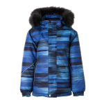 Huppa Berniukų žieminė striukė ANTE, navy pattern