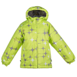 Huppa Vaikų žieminė striukė CLASSY, lime pattern