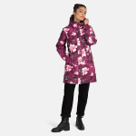 Huppa Moterų pavasario-rudens parka JANELLE 1, burgundy pattern