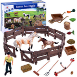 Figūrėlių rinkinys "Žirgų aptvaras"