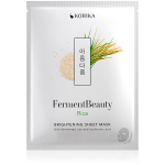 Veido kaukė Korika FermentBeauty Ryžių skaistinamoji lak&scaron;tinė hialurono rūg&scaron;ties kaukė