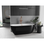 Vonia Mexen Eos, 150 x 75 cm, White/Black + Rose gold persipylimas