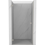 Du&scaron;o durys Mexen Lunar-B, kairė, 85 cm, transparent/brushed nickel