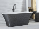 Vonia Besco Assos Glam Graphite, 160 x 70 cm, su klik-klak chrome