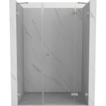 Du&scaron;o durys Mexen Lunar, de&scaron;ininės, 120 cm, transparent/brushed nickel