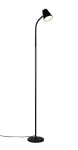 Juodas Led grindų &scaron;viestuvas su jungikliu, 145 cm