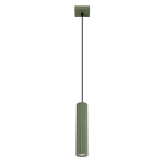 Sollux Lighting pakabinamas &scaron;viestuvas Karbon 1, alyvuogių žalios spalvos
