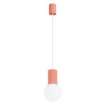 Sollux Lighting pakabinamas &scaron;viestuvas Halo 1, persikų spalvos