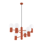 Sollux Lighting pakabinamas &scaron;viestuvas Halo 6, raudonos ochros spalvos