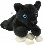 Juoda pantera Ziki Dubi mink&scaron;tas žaislas, 14cm