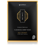 Valomoji lak&scaron;tinė kaukė Korika Korean Heritage Jeju medus ir AHA-BHA kompleksas 25 g mi&scaron;riai odai