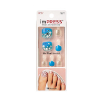 Aqua imPRESS Press-On Pedikiūras KISS dirbtiniai nagai 1 rinkinys