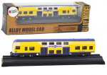 Metalinis traukinio modelis, 1:48, geltonas/mėlynas