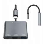 Hub Wozinsky Whch-01: Usb-c Pd 100w, Hdmi 4k, Usb-a 10gbps, Pilkas