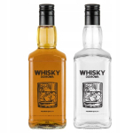 10x Daniels 500ml butelki suknuotos su užra&scaron;u "whisky"